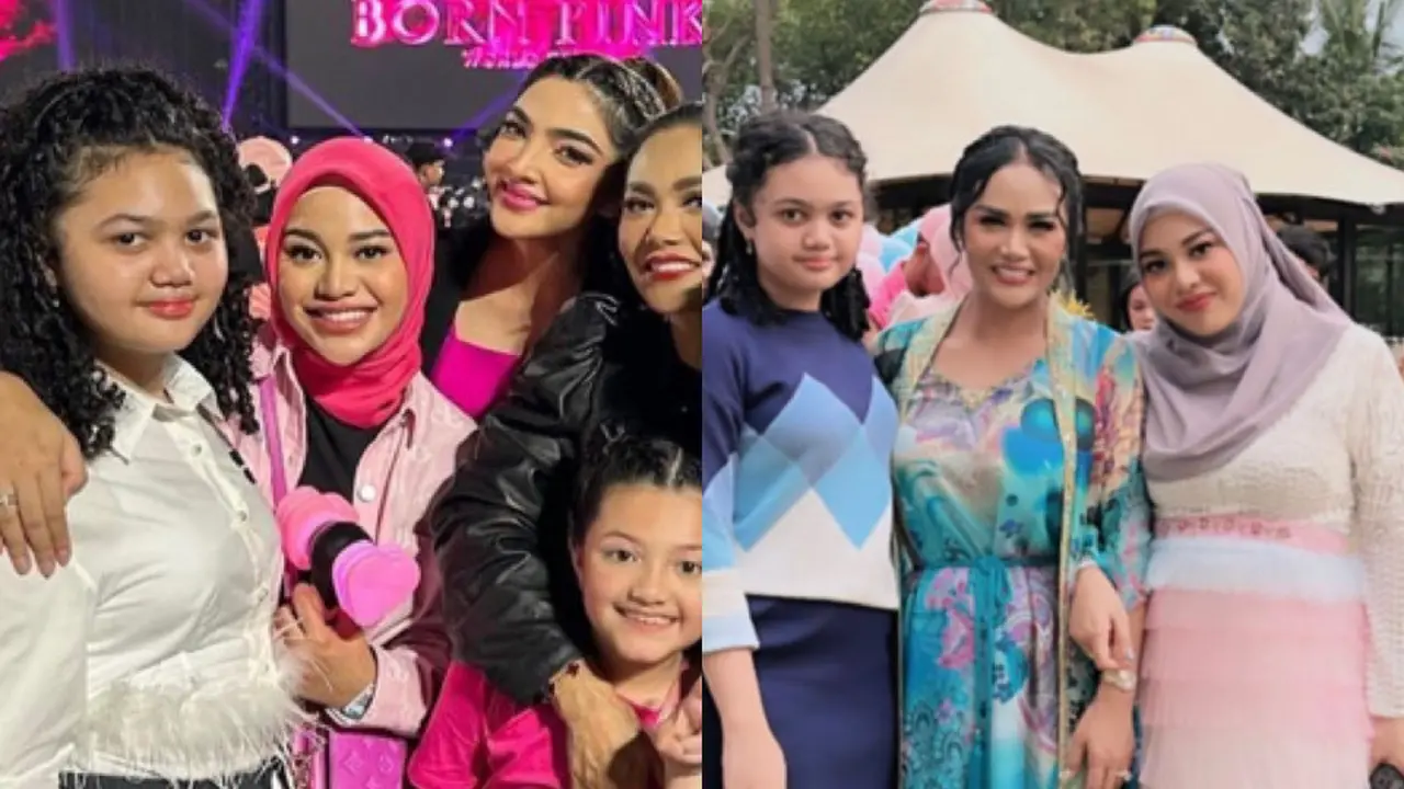 Penampilan Aurel Hermansyah dan Amora Lemos