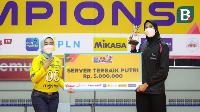 Foto: Daftar Peraih Penghargaan Indiviu Terbaik Voli Putri di PLN Mobile Proliga 2022, Pemain Bandung Bjb Tandamata Mendominasi