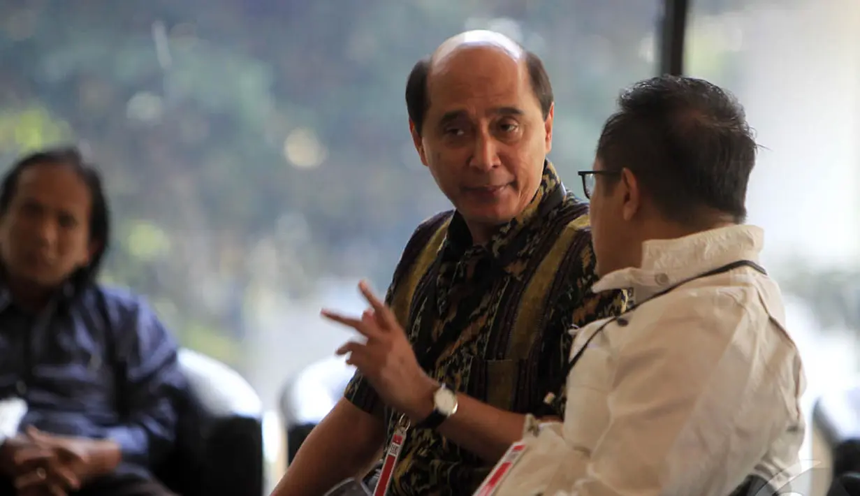 Daniel Sparingga sebelumnya telah diminta keterangan ketika perkara ini masih dalam tahap penyelidikan. Saat itu Daniel mengaku sudah memberikan klarifikasi kepada pihak KPK terkait perkara ini, Jakarta, Selasa (9/9/2014) (Liputan6.com/Panji Diksana)