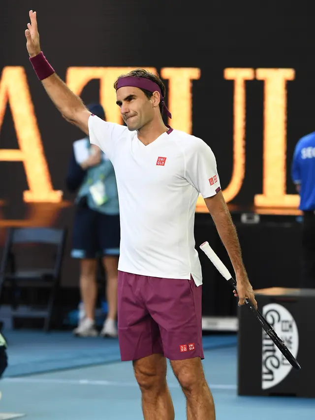 Ekspresi Roger Federer Usai Kalahkan Tennys Sandgren