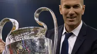 Sejak ditangani Zidane, klub bertabur bintang tersebut sudah mengklaim 5 gelar  yaitu Juara La Liga 2016/2017, Liga Champions 2015/16, Liga Champions 2016/2017, Piala Super Eropa 2016 dan Piala Dunia Antarklub 2016. (AFP Photo)