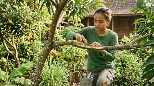 Teknik Pemangkasan Pohon Buah