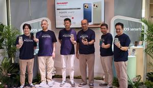 Sharp Aquos Sense10 Dan Aquos R10 resmi meluncur di Indonesia. Liputan6.com/Yuslianson