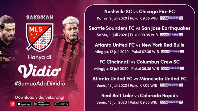 Jadwal Major League Soccer Pekan Ini Di Vidio Mls Is Back Bola Liputan6 Com