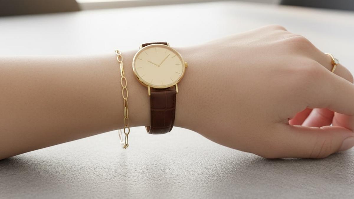 Cara Elegan Padukan Gelang Emas &amp; Jam Tangan untuk Gaya Harian