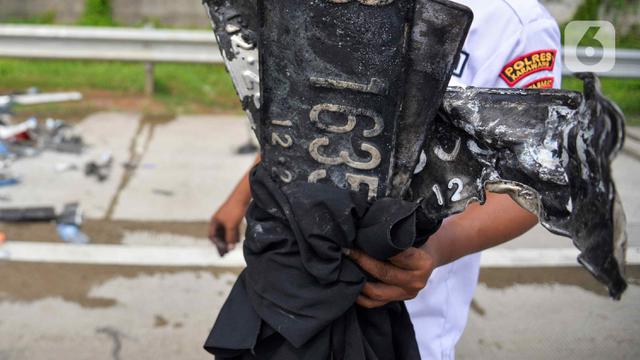 Lokasi Kejadian Kecelakaan Maut KM 58 Tol Cikampek