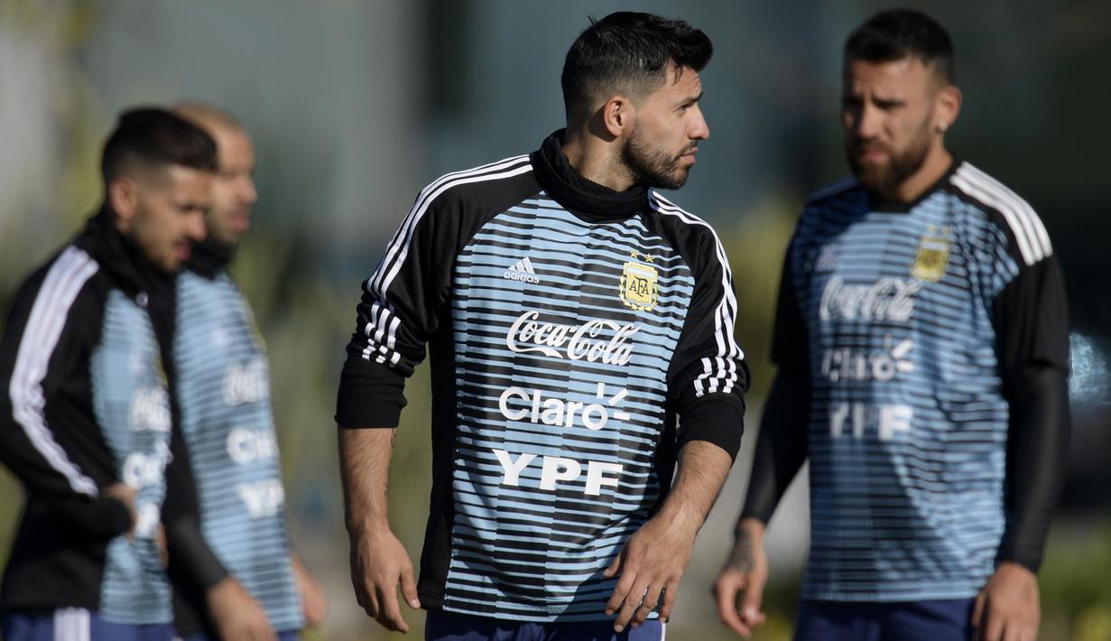 FOTO: Lionel Messi Mulai Latihan bersama Timnas Argentina