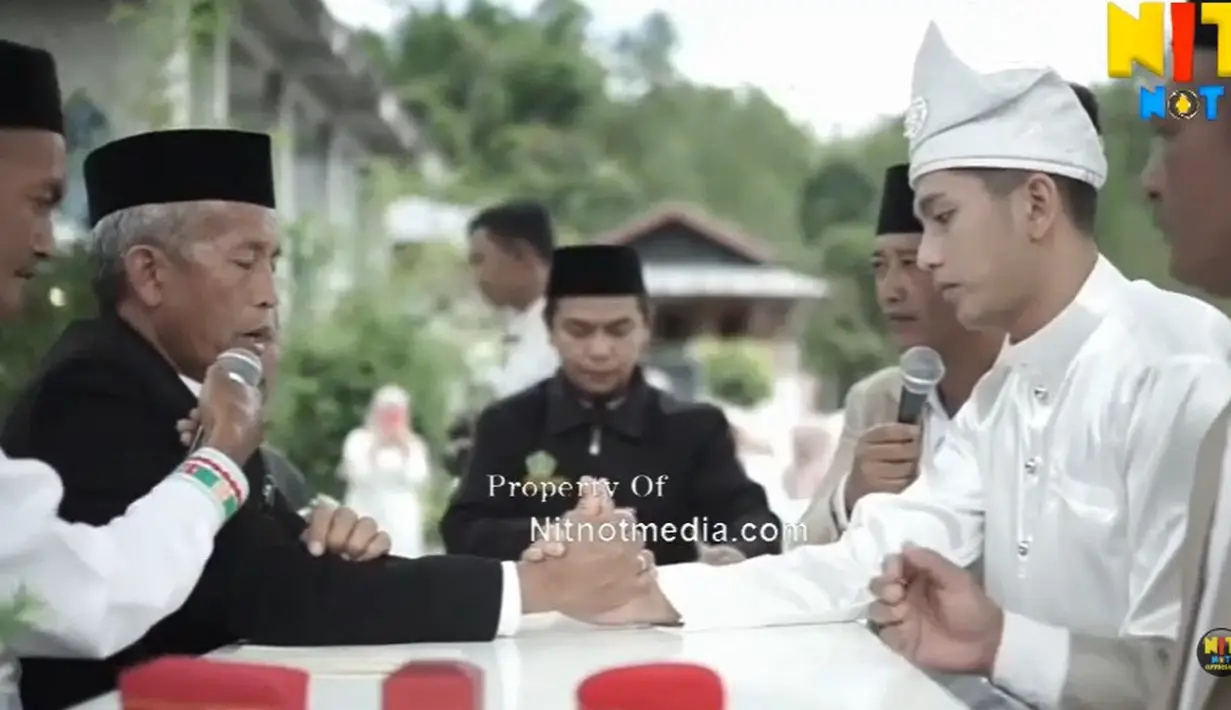 abila LIDA dan Ilyas Bachtiar resmi mennikah [YouTube/OFFICIAL NIT NOT]