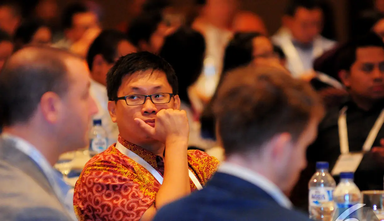 MMA Forum Indonesia 2014 menjadi wadah bagi para pelaku industri untuk berdiskusi mengenai topik yang dianggap paling penting saat ini yaitu mobile marketing, Jakarta, Kamis (13/11/2014) (Liputan6.com/Faisal R Syam)