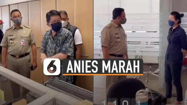 Anies meminta perusahaan pulangkan seluruh karyawan.