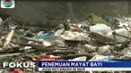 Diduga bayi tersebut baru saja dilahirkan karena masih terlilit tali pusar.