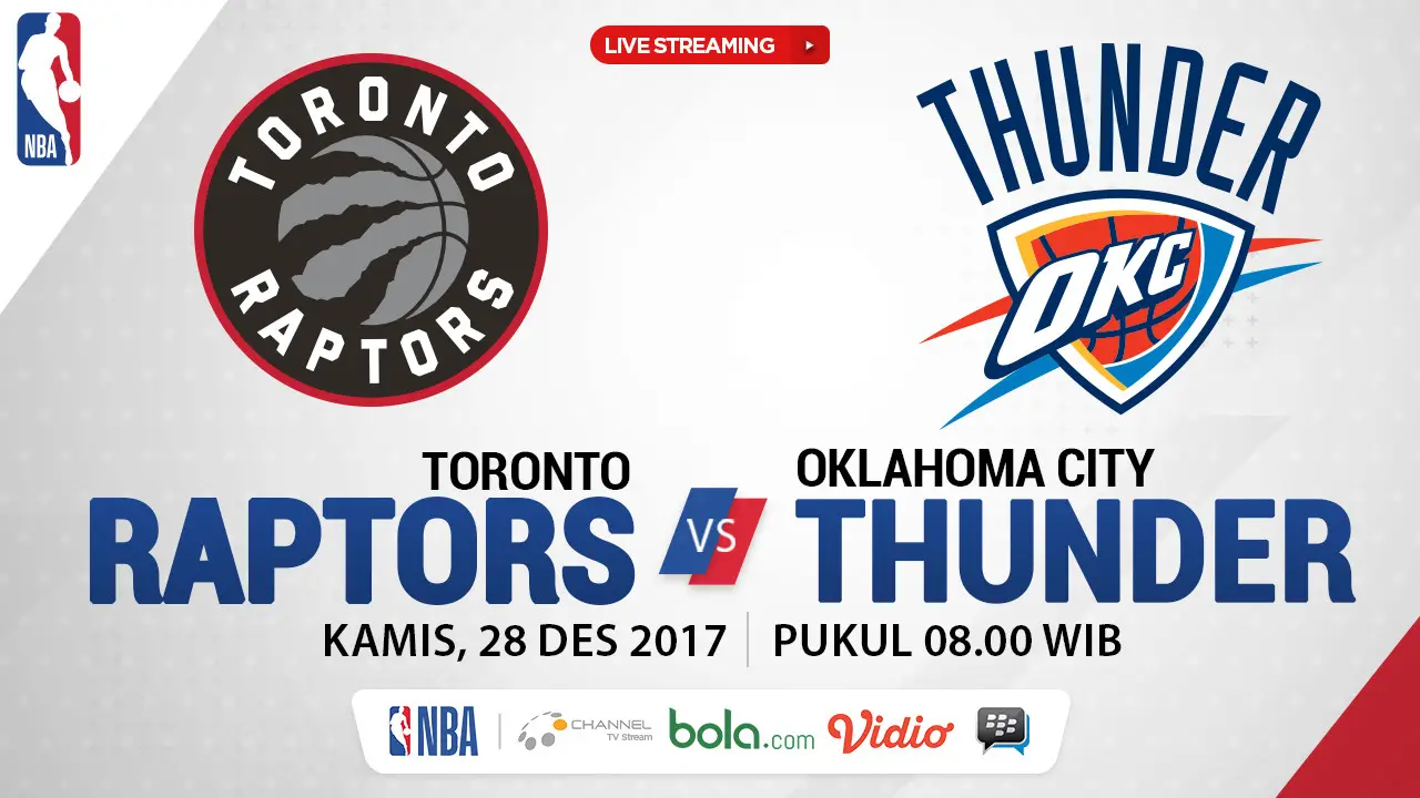 Toronto Raptors Vs Oklahoma City Thunder