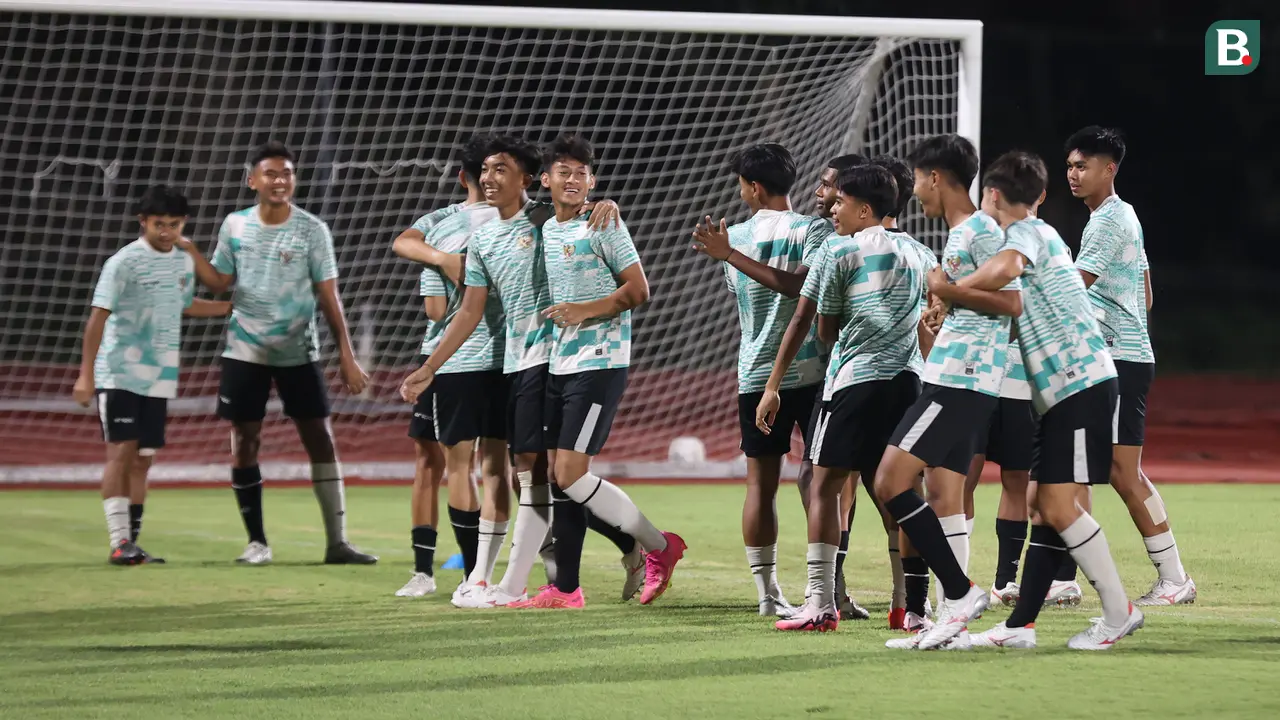 Official Training Timnas Indonesia U-16 Jelang Laga Semifinal Piala AFF U-16 2024 Kontra Australia