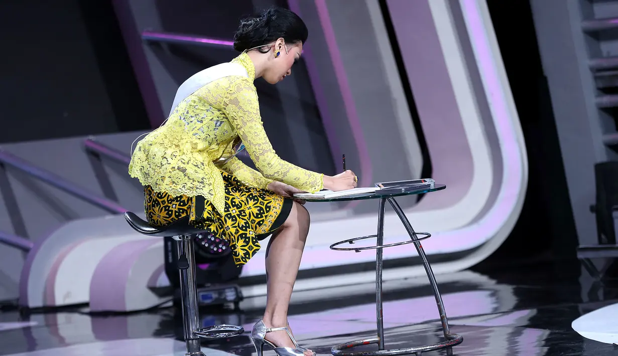 Finalis Puteri Indonesia dari Jawa Barat. (Galih W. Satria/Bintang.com)