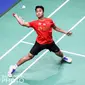 Tunggal putra Indonesia Anthony Sinisuka Ginting saat berlaga pada Piala Sudirman 2021 di Energia Areena, Vantaa, Finlandia, Minggu, 26 September. (foto: BWF-Limited Access)