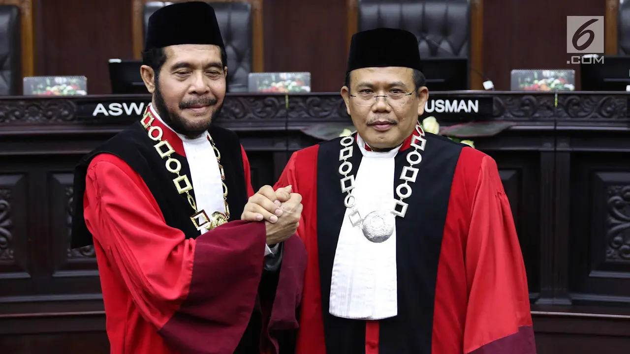 Anwar Usman Bacakan Sumpah Jabatan Ketua MK