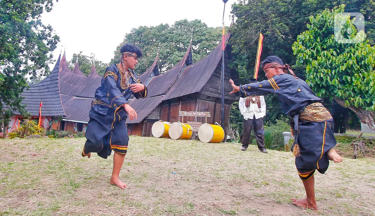 Kampuang Minang Nagari Sumpu terletak di sebelah utara Danau Singkarak yang dialiri oleh aliran Batang Sumpu. (Liputan6/Angga Yuniar)