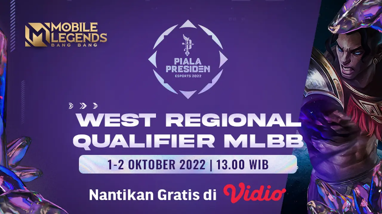 Saksikan Live Streaming West Qualifer Regional Mobile Legends Bang Bang Piala Presiden Esports di Vidio