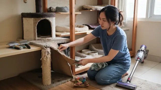 Bagian Kandang Kucing yang Perlu Diperiksa saat Udara Mulai Lembap