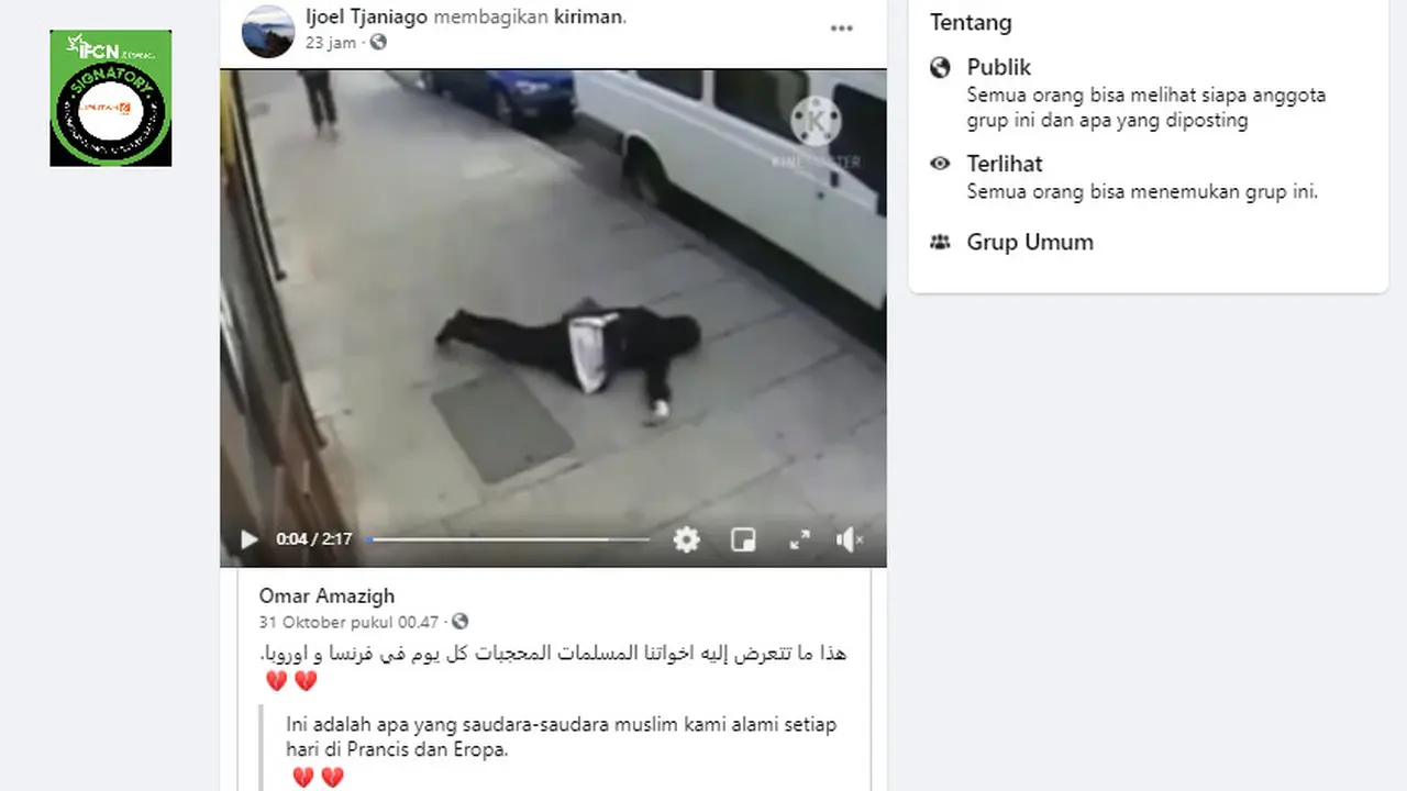 Penelusuran Video Penyerangan Muslim di Prancis dan Eropa