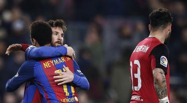 Dua Gol Lionel Messi Antar Barcelona Bungkam Leganes
