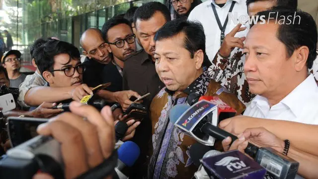 NEWS FLASH: Dipanggil Jadi Saksi Kasus e-KTP, Setya Novanto Pasrah