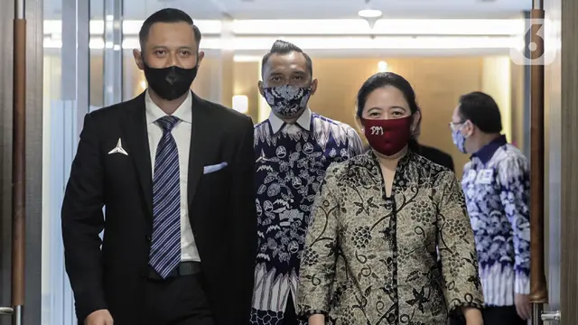 FOTO: AHY Temui Puan Maharani Bahas COVID-19