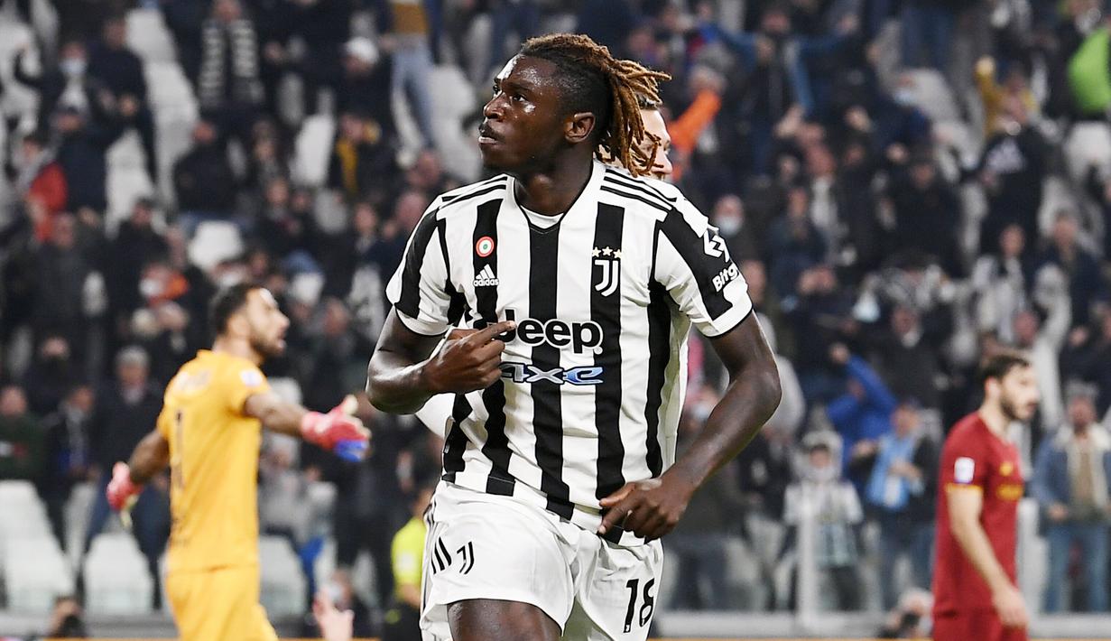 Juventus keluar sebagai pemenang pada laga sengit kontra AS Roma
di Liga Italia, Senin (18/10/2021). (Fabio Ferrari/LaPresse via AP)