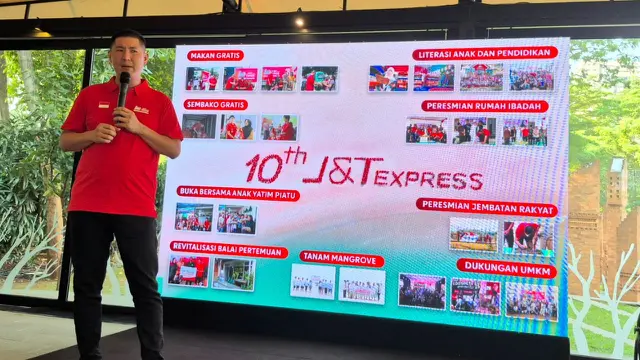 Rayakan Satu Dekade, J&T Express Gaungkan Semangat Bersama Membangun Bangsa