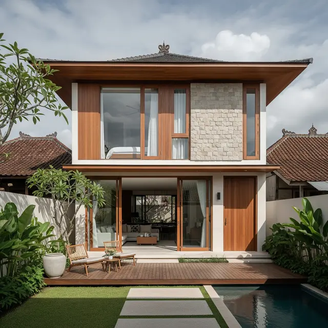 Desain Rumah Tropis Sederhana tapi Berkelas