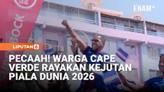 Perayaan meriah pecah di Cape Verde pada Senin (15/6) setelah tim nasional negara kepulauan kecil itu mencatat hasil bersejarah dalam debutnya di Piala Dunia. Cape Verde sukses menahan imbang Spanyol tanpa gol dalam laga Grup H, hasil yang dianggap s...