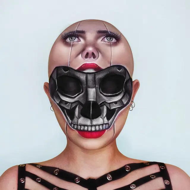 Bermodal Makeup, 7 Karya Seni Ilusi Optik Seniman Ini Mengagumkan