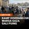 Warga Gaza kembali kehilangan tempat berlindung setelah kamp pengungsian Anssar di Gaza City dilaporkan hancur akibat serangan Israel. Kebakaran besar dan kawah besar terlihat di tengah kamp setelah serangan tersebut.