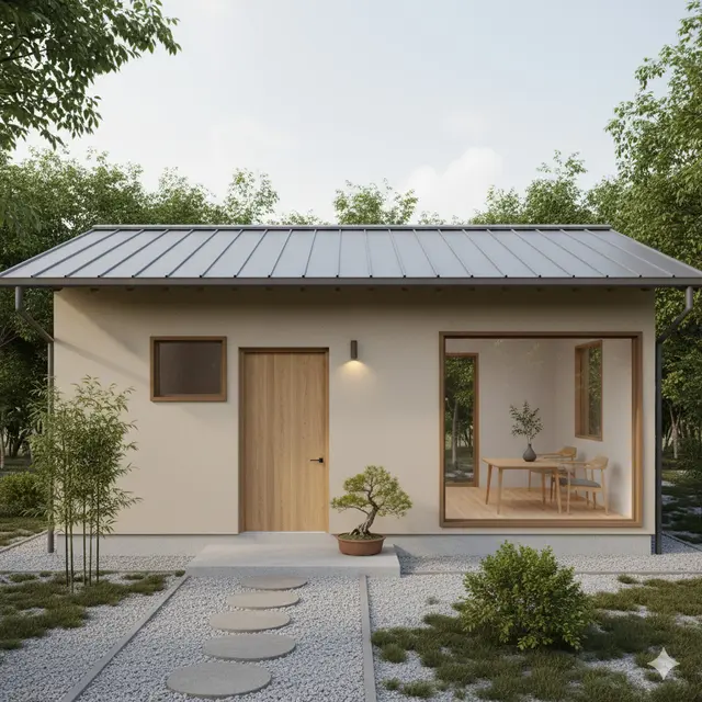 Model Rumah Mungil Ala Jepang Budget Minim (Image by Gemini AI)