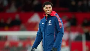 Pelatih MU, Amorim, mengungkapkan bahwa keputusan untuk memasukkan Rashford kembali ke dalam daftar pemain didasarkan pada kebutuhan tim saat ini, terutama mengingat terbatasnya opsi yang tersedia. (AP Photo/Dave Thompson)