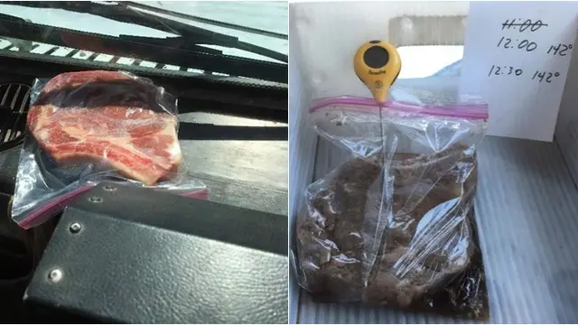 Cara yang Dilakukan Pria Ini untuk Buktikan Suhu Panas di Dalam Mobil Bikin Geleng Kepala