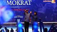 Kedatangan SBY beserta Ibu Ani Yudhoyono disambut hangat oleh para kader yang hadir dalam Rapat Umum Partai Demokrat di Hall D JIExpo Kemayoran (Liputan6.com/Helmi Fithriansyah)