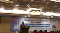 Menteri Riset, Teknologi, dan Pendidikan Tinggi, Mohammad Nasir di acara Sidang Paripurna Dewan Riset Nasional di Surakarta, Selasa (9/8/2016). (Liputan6.com/Agustin Setyo Wardhani)