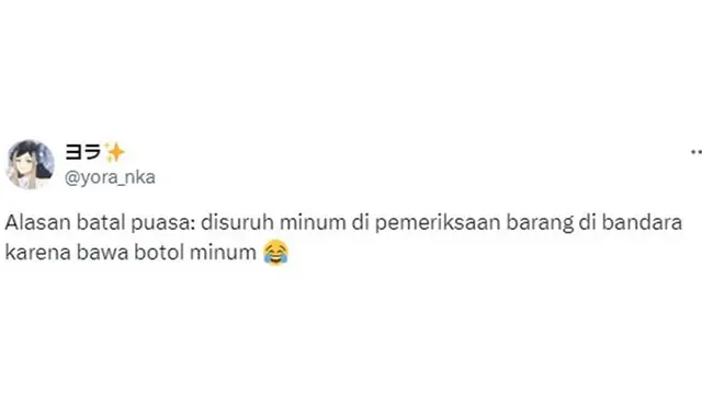 8 Alasan Netizen Batal Puasa Ini Bikin Geleng Kepala