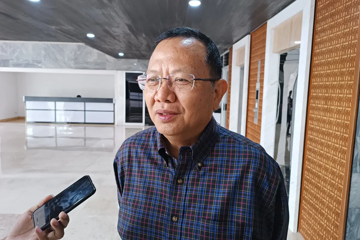 Ketua Komisi IV DPR RI Sudin saat ditemui wartawan di Gedung Parlemen Jakarta, Rabu (23/8/2023).