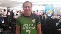 Aprilia Santini Manganang (Bola.com/Imelia Pebreyanti)