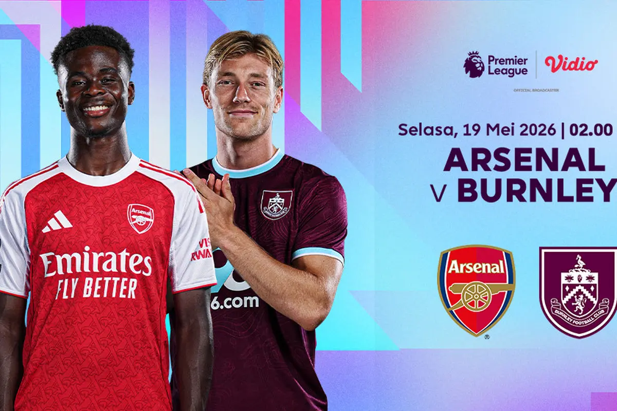 Saksikan Arsenal vs Burnley eksklusif di Vidio. (dok. vidio.com)