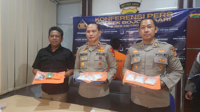 Polsek Bojongsari Jabar Ringkus Tiga Pengedar Narkoba Jelang Malam Tahun Baru