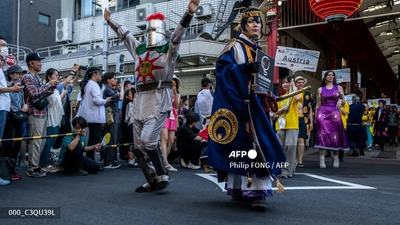 Parade World Cosplay Summit 2026, Jepang (AFP/Philip Fong)