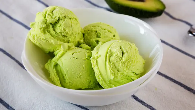 buah alpukat resep ice cream