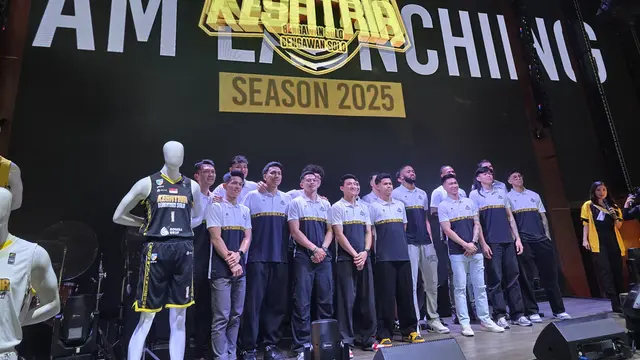 Launching tim Kesatria Bengawan Solo jelang IBL 2025
