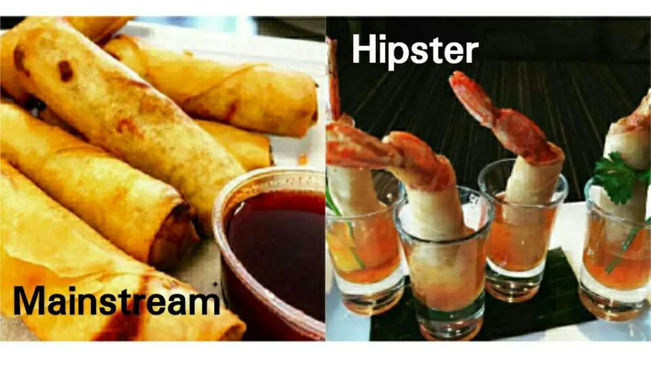 Bikin Ngakak, Ini Perbedaan Makanan Mainstream vs Hipster