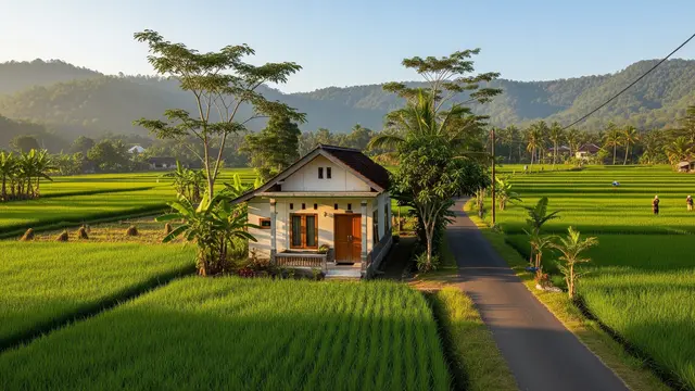 Rumah Kecil di Desa Tapi Terasa Adem dan Nyaman yang Bikin Betah