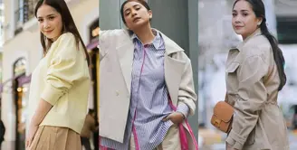 Lihat di sini beberapa ide OOTD street style dari Nagita Slavina saat liburan keluar negeri.