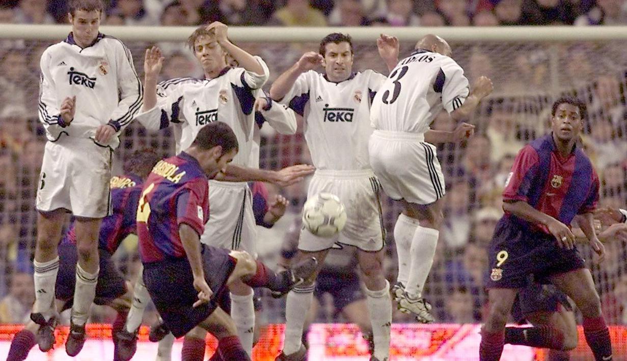 Josep "Pep" Guardiola menghabiskan kebanyakan karirnya sebagai gelandang di Barcelona. Dia menjadi bagian dream team di bawah kepelatihan Johan Cruyff yang membawa Barcelona memenangkan gelar Eropa mereka untuk pertama kalinya. (Foto: AFP/Christophe Simon)